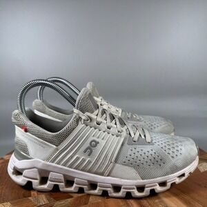 On Running Cloudswift Womens 6 Glacier White Grey Road Running Shoes